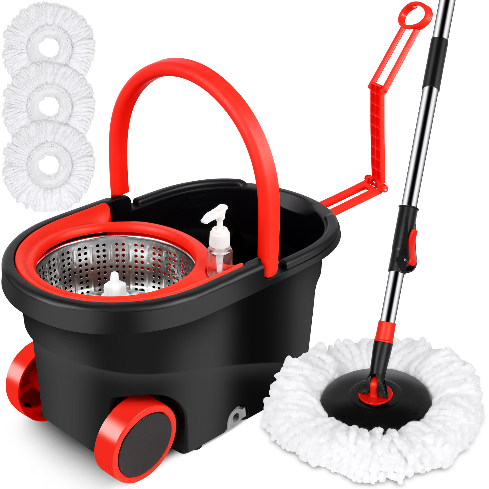 3-Section Telescopic Mop