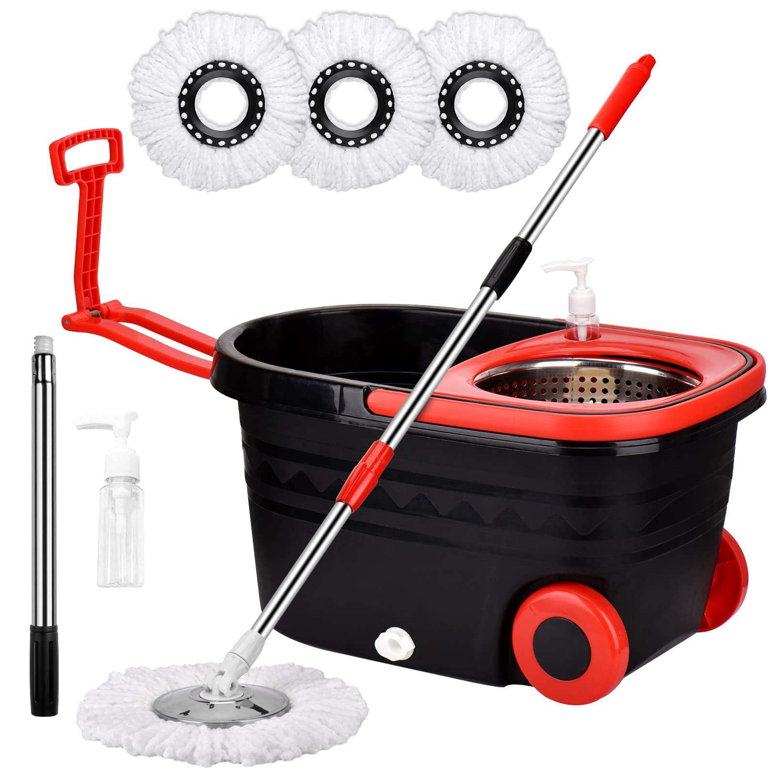 Black Large Mop Bucket