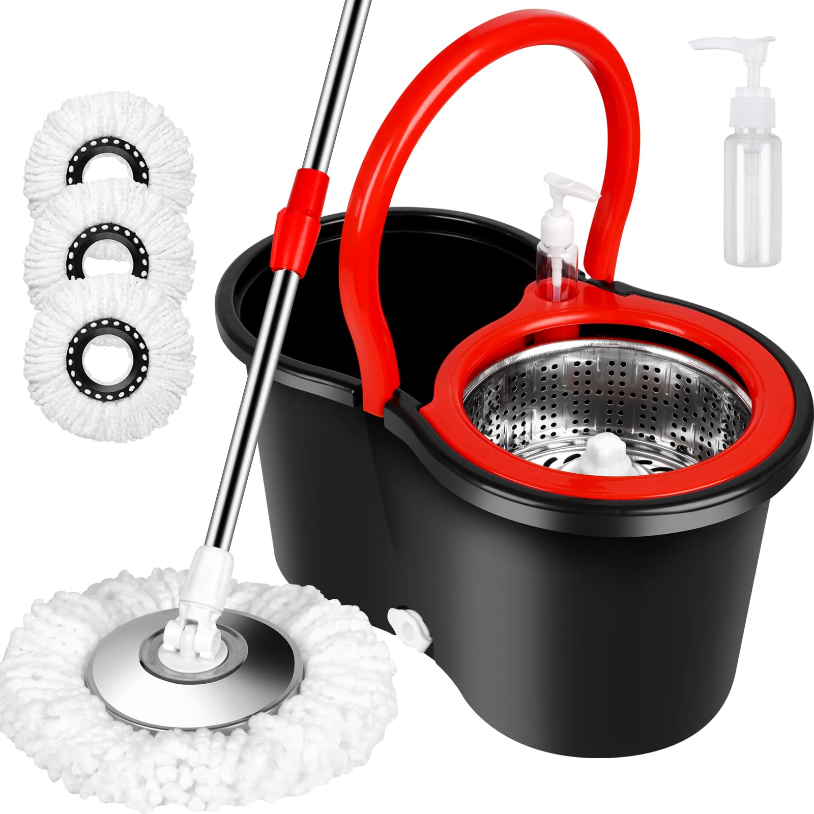 Black Small Mop Bucket