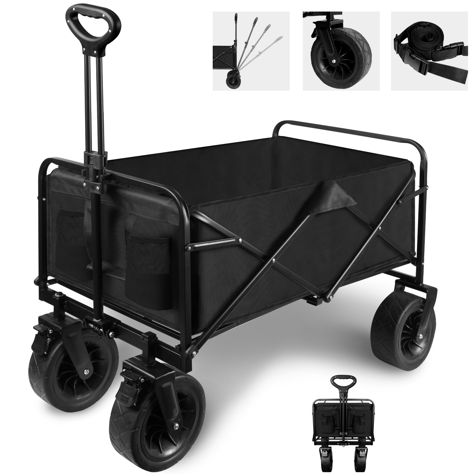 Folding Camp Wagon Cart