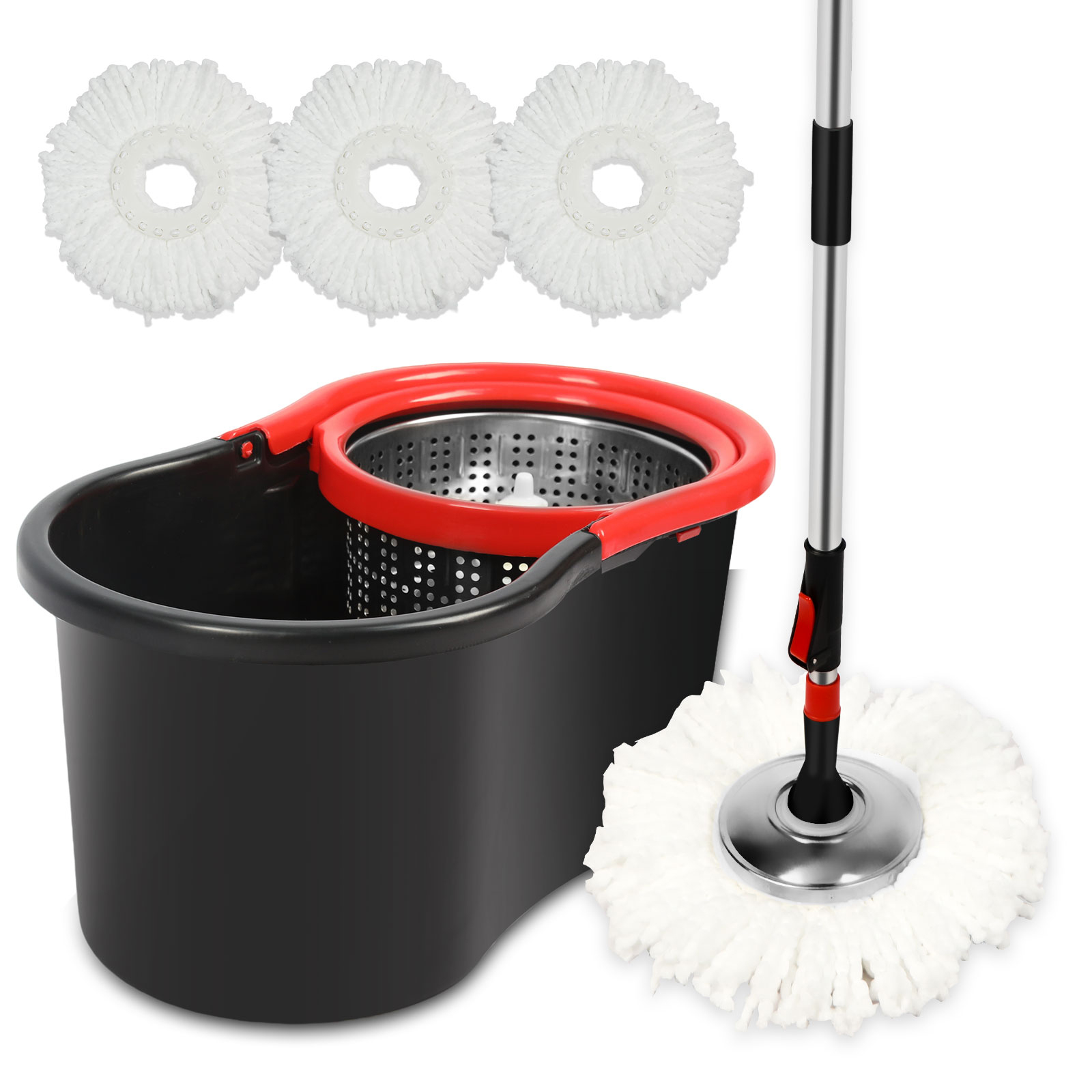 X-B Black Mop & Bucket Set